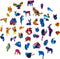 UNIDRAGON Houten Puzzel Voor Volwassenen Dier - Charmante Uil - 366 stukjes - King Size 25x43 cm