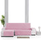Hoes voor chaise longue met korte armleuning links Eysa LEVANTE Roze 100 x 110 x 290 cm