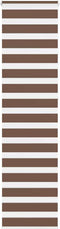 vidaXL - Zebra - rolgordijn - 55x230 - cm - stofbreedte - 50,9 - cm - polyester - bruin