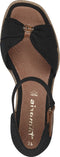Tamaris Essentials - Dames Sandalen - Sleehak 6 cm - Zwart (2024)