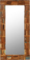 vidaXL - Wandspiegel - 60x90 - cm - massief - gerecycled - hout