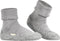 FALKE Cosyshoe - Huissokken - Antislip noppen merinowol - Grijs 3400