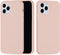 Lunso - Softcase Backcover hoes - Geschikt voor iPhone 13 Pro Max - Roze