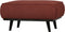BePureHome Statement Hocker - Boucle - Beige - 40x80x55