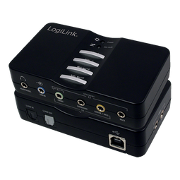 LogiLink 7.1 Dolby USB Sound Box - Geluidskaart - 8-kanaals audio-uitgang - USB 2.0