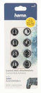 Hama 00054475 - Game-accessoire - 4 XXL-control-stick-opzetstukken - Zwart (set van 8)