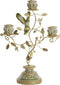 Light&living Kandelaar 3L 26x13x37 cm PARROT crème-groen-geel+licht goud