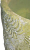 PTMD Jasmine groene keramiek pot rond maat in cm: 30 x 30 x 24 - Groen