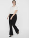 Vero Moda Curve VMKAMMA NW FLARED JERSEY PANT CURVE - Dames Broek - Mid-waist flare - Maat 50