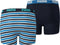 PUMA Boxershort Kinderen PUMA BASIC BOXER PRINTED STRIPE 2P - Blue