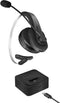 LogiLink BT0059 - On Ear headset - Bluetooth Mono met laadstation - Zwart