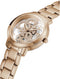 Guess Quattro Clear GW0300L3 Horloge - Staal - Rosékleurig - Ø 36 mm