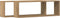 vidaXL - Wandplanken - 2 - st - Artisan - Eiken - 80x15x26 - cm - Bewerkt - Hout