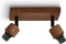 GOOD&MOJO Plafonniere Java - Bamboe Naturel/Zwart - 28x15x24cm -