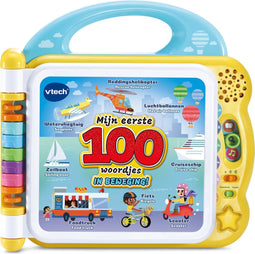 VTech Baby Mijn Eerste 100 Woordjes Boek - Educatief Babyspeelgoed - Woordjes Leren - NL/EN