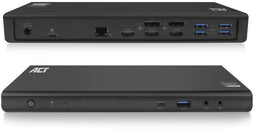 ACT AC7048 - USB-C Docking Station - Triple 4K - 100W PD Laden
