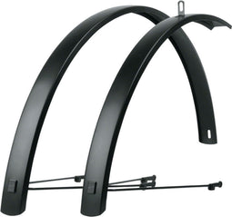 Sks Spatbordenset Edge 28 Inch 56 Mm Aluminium Zwart