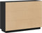 vidaXL - Dressoir - 110,5x35x80 - cm - massief - grenenhout - zwart