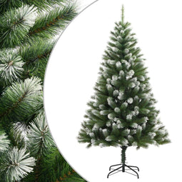 vidaXL - Kunstkerstboom - met - scharnieren - en - sneeuw - 150 - cm