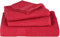 vidaXL - Douchehanddoeken - 10 - st - 70x140 - cm - 360 - g/m² - 100% - katoen - rood