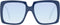 Emilio Pucci EP0167 90W Zonnebril - Dames - Blauw