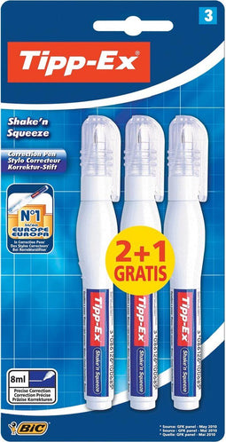 Correctiepen tipp-ex shake 'n squeeze 8 ml