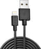 LINDY USB-kabel USB 2.0 Apple Lightning stekker, USB-A stekker 1.00 m Zwart 31320