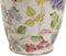 Vaas Home ESPRIT Wit Multicolour Lila Keramiek 13 x 13 x 35 cm