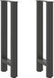vidaXL - Salontafelpoten - 2 - st - 38x(72-73) - cm - staal - antraciet