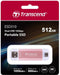 Transcend ESD310 - Draagbare SSD 512GB - 10 Gbps - Roze