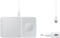 Samsung Wireless Charger Duo - Draadloos opladen - Fast Charge - Wit