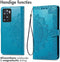 imoshion Hoesje Geschikt voor Oppo A57s / A57 Hoesje Met Pasjeshouder - imoshion Mandala Bookcase - Turquoise