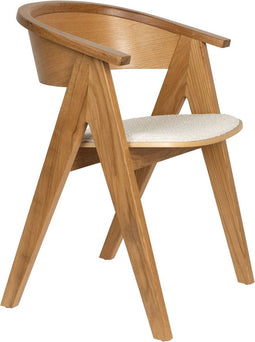 Zuiver NDSM Eetkamerstoel Hout Naturel/ Bruin