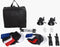vidaXL - Minifotostudio - met - 8 - achtergronden, - 3 - statieven - en - 2 - lampen