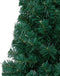 vidaXL - Kunstkerstboom - Half - 120 cm - PVC - Groen