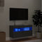 vidaXL - Tv-wandmeubel - met - LED-verlichting - 80x30x40 - cm - zwart