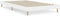vidaXL - Bedframe - bewerkt - hout - wit - 90x190 - cm