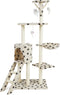 Lifa Living Pootjes - Krabpaal - 42x60x138,5 cm - creme/zwart