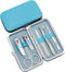 Super Deluxe Manicureset - Inclusief opbergetui en accessoires - RVS - Zwart (1 set)