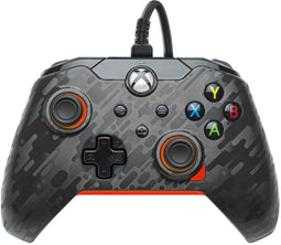 PDP 049-012-CMGO - Bedrade controller - Toetsen opnieuw toewijzen 3,5 mm audio-aansluiting - Carbon Oranje