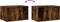 vidaXL - Kattenbakkast - 80x50x45 - cm - bewerkt - hout - gerookt - eikenkleurig