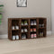 vidaXL - Schoenenbank - 103x30x54,5 - cm - bewerkt - hout - wit - sonoma - eikenkleur