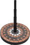 vidaXL - Parasolvoet - rond - 12 - kg - terracotta - wit