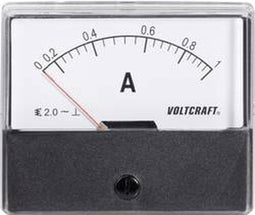VOLTCRAFT AM-70X60/1A AM-70X60/1A Inbouwmeter AM-70X60/1 A 1 A Weekijzer