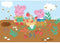 Clementoni PEPPA PIG Contourpuzzel 60 stuk(s) Kunst