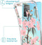 iMoshion Hoesje Geschikt voor Samsung Galaxy A52 (4G) / A52s / A52 (5G) Hoesje Met Koord - iMoshion Design Hoesje met Koord - Groen / Transparant / Roze / Cherry Blossom