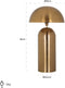 Richmond Tafellamp Lana (Brushed Gold)