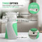 Vulpes Goods® HealthCare - Ultrasone Vernevelaar - Draagbaar Inhalatieapparaat - Incl. 3 mondstukken & luxe reistas
