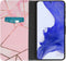 iMoshion Hoesje Geschikt voor Samsung Galaxy S23 Plus Hoesje Met Pasjeshouder - iMoshion Design Softcase Bookcase - Roze / Pink Graphic