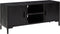 vidaXL - Tv-meubel - 110x35x48 - cm - massief - grenenhout - zwart